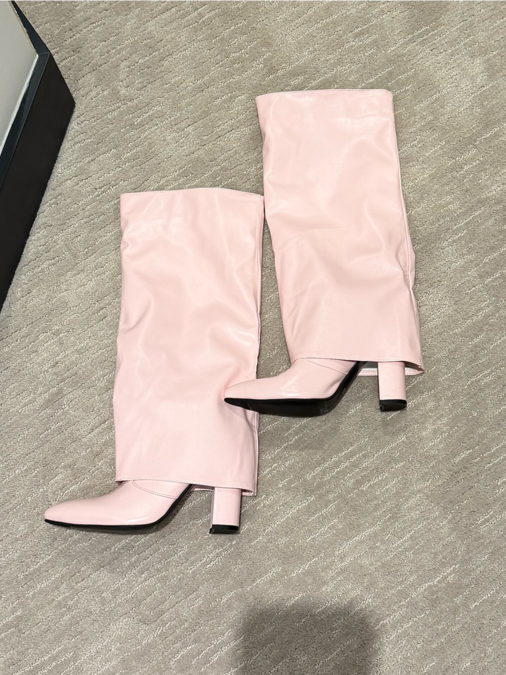 Pink Fold Over Boot - Picture 2 of 5